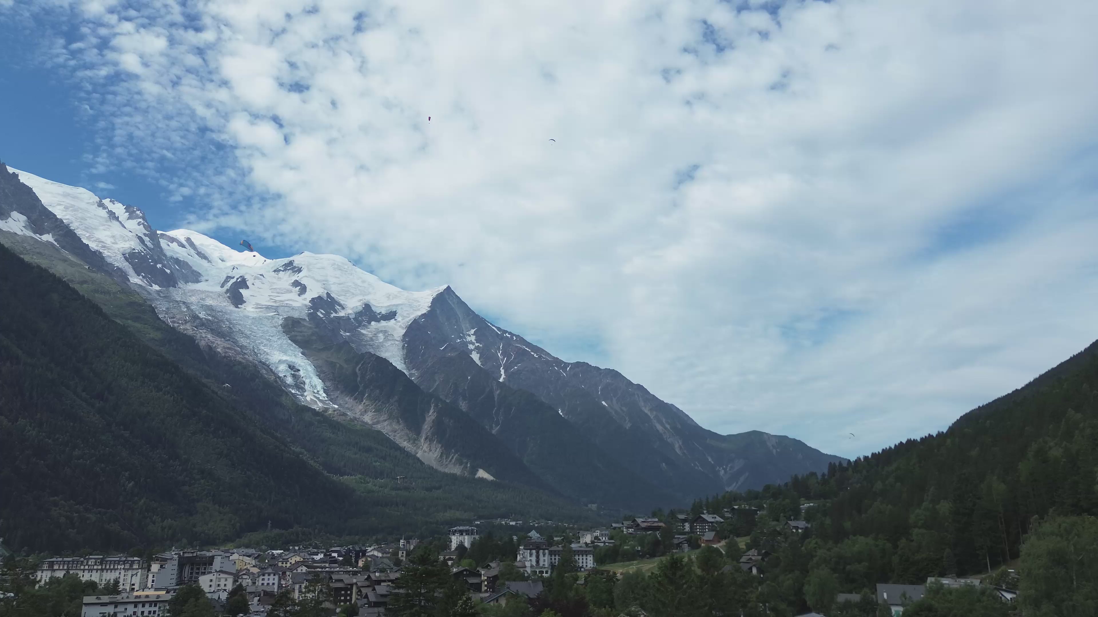 Paragliders Mont Blanc Video Digital Download